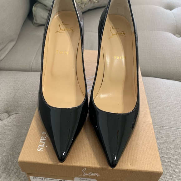 Christian Louboutin So Kate 85mm Black Patent Pumps - Picture 6 of 6